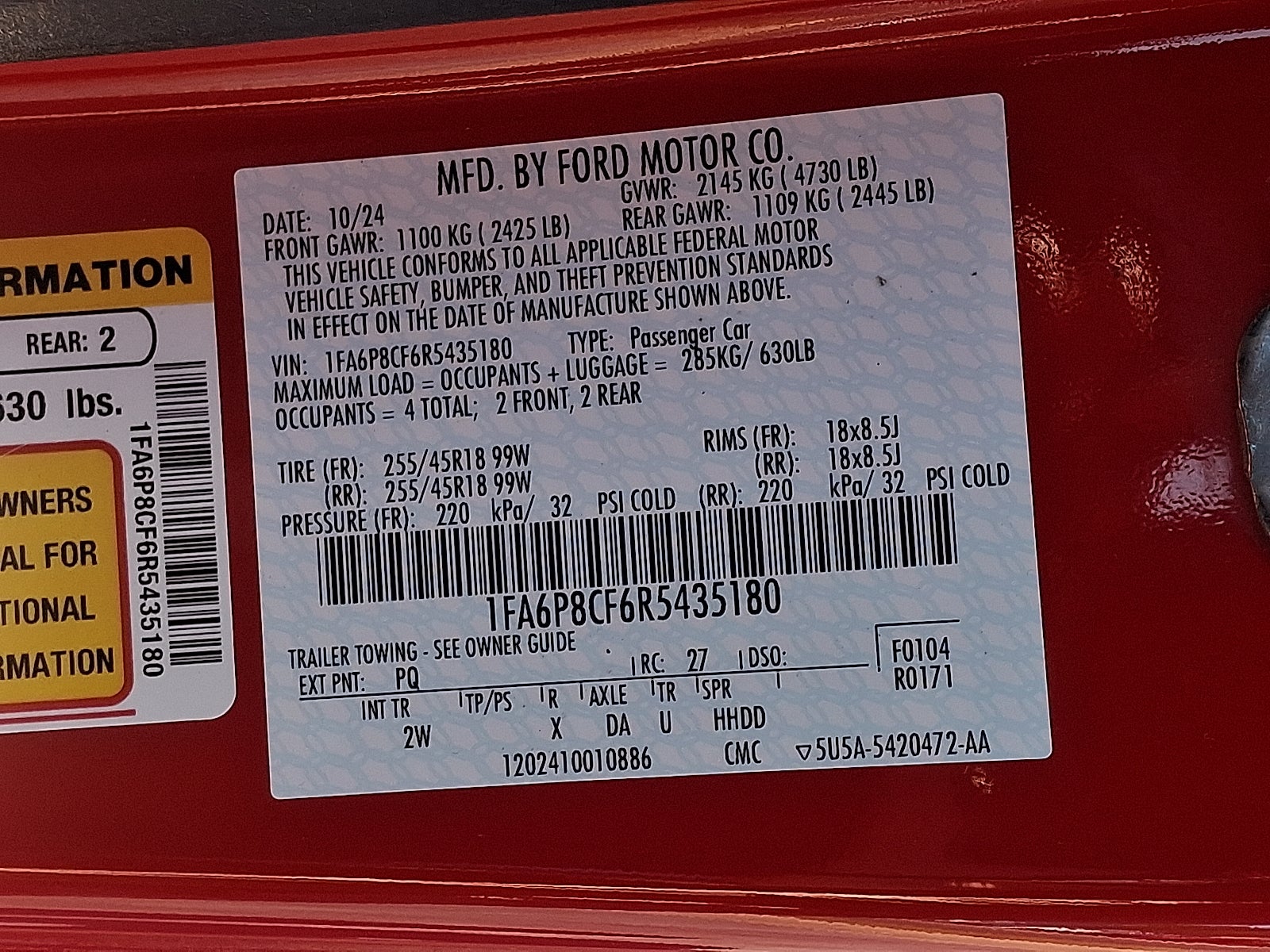 2024 Ford Mustang GT