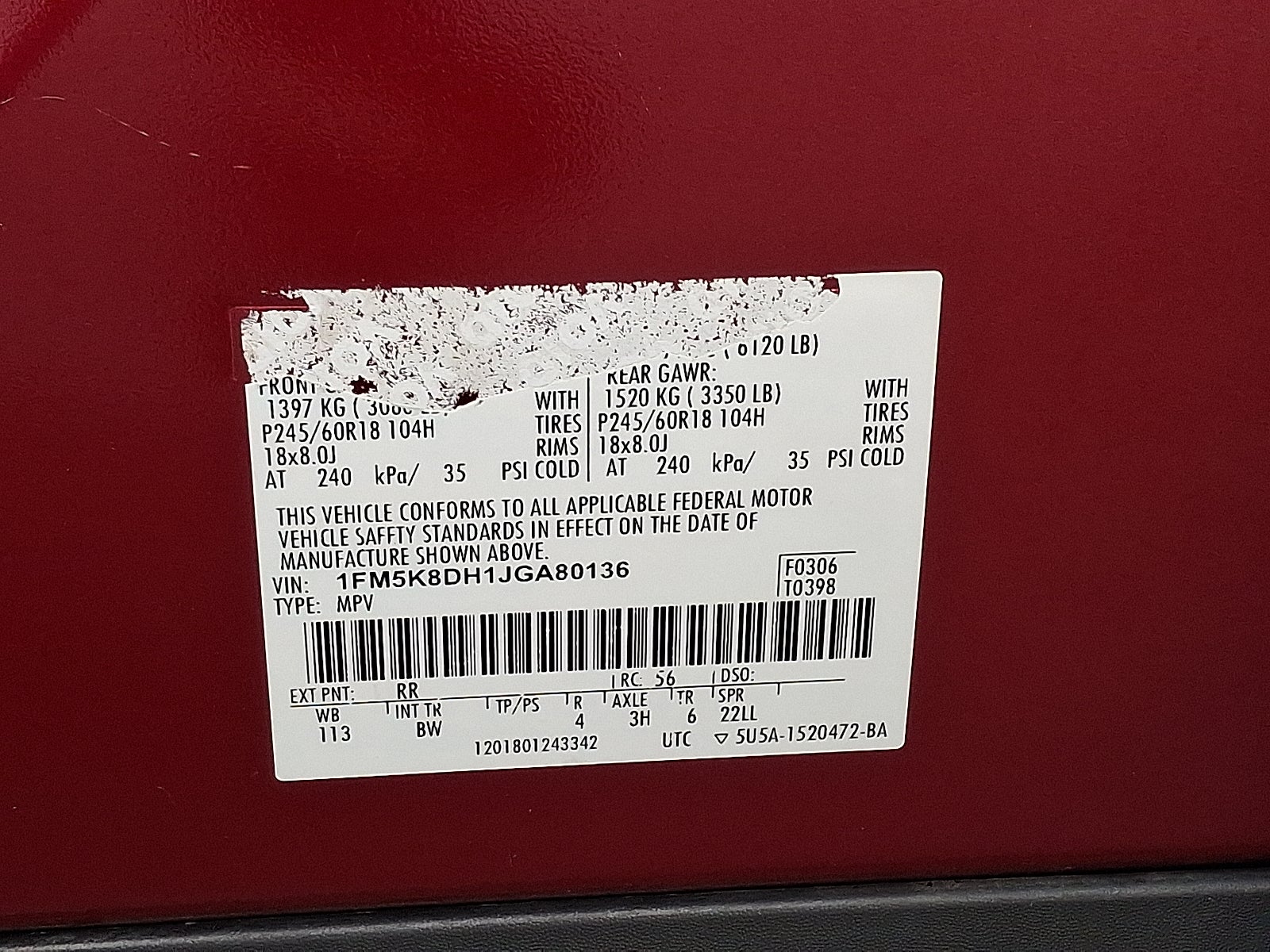 2018 Ford Explorer XLT