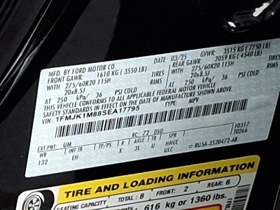 2025 Ford Expedition Max Platinum