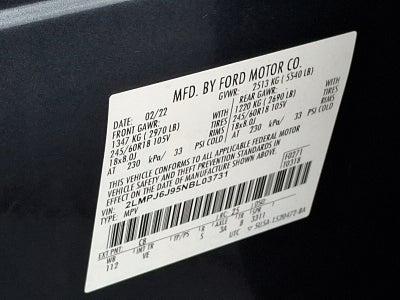 2022 Lincoln Nautilus Standard