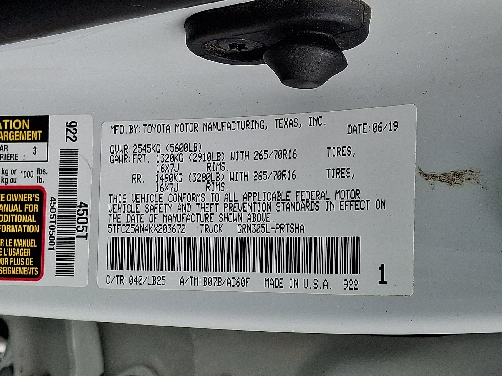 2019 Toyota Tacoma V6